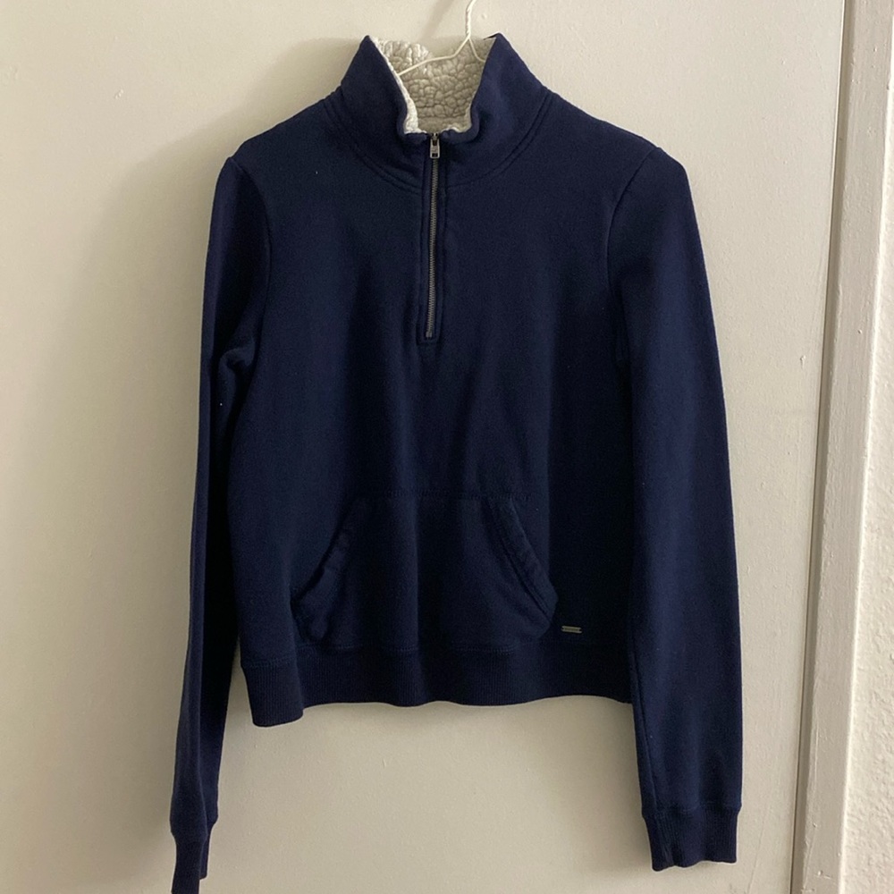 Hollister half zip sweater | Navy | XS